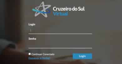 Acessar login Canvas Cruzeiro do Sul